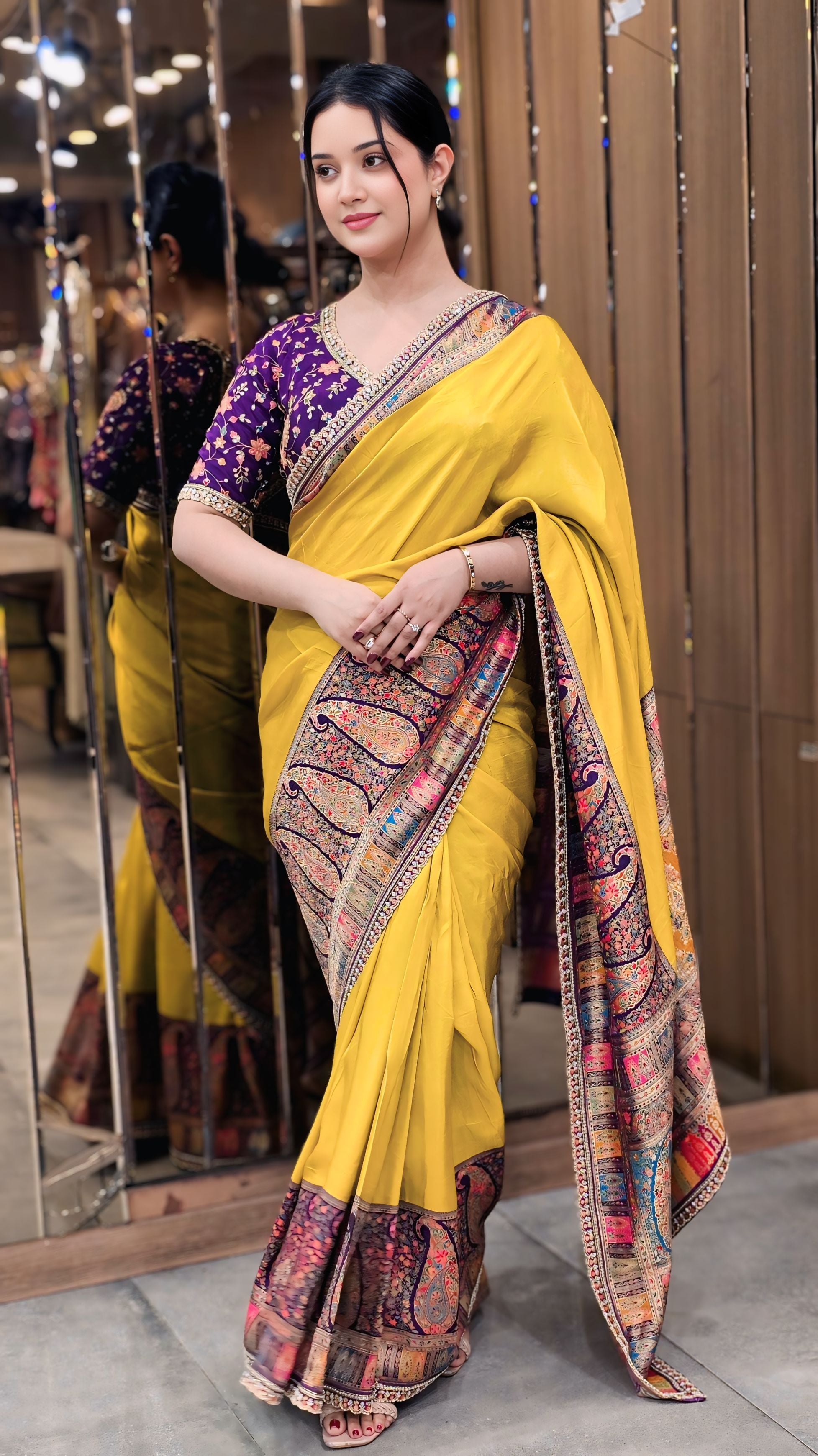 Yellow Saree – By Saluja Store