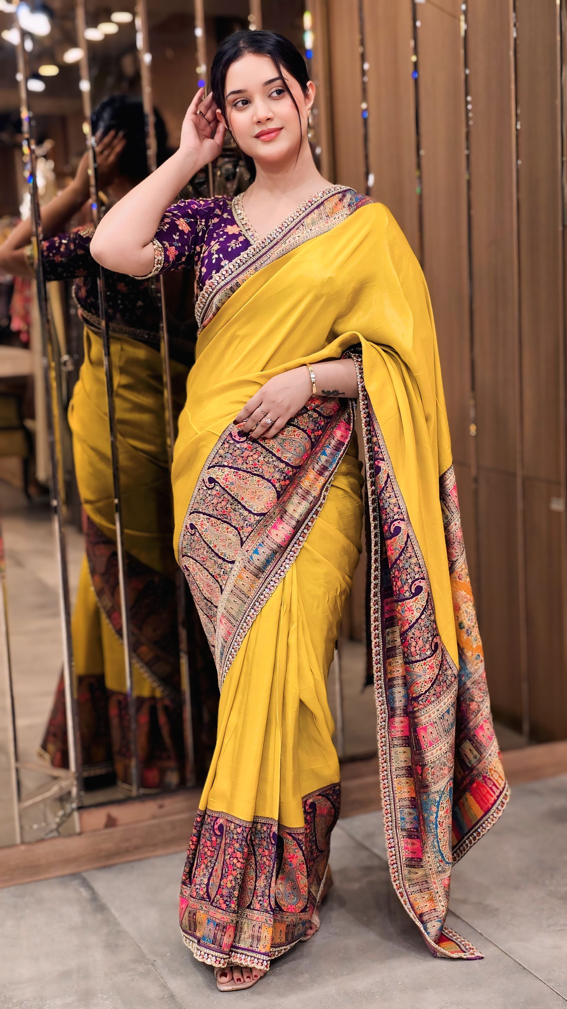Yellow Saree – By Saluja Store