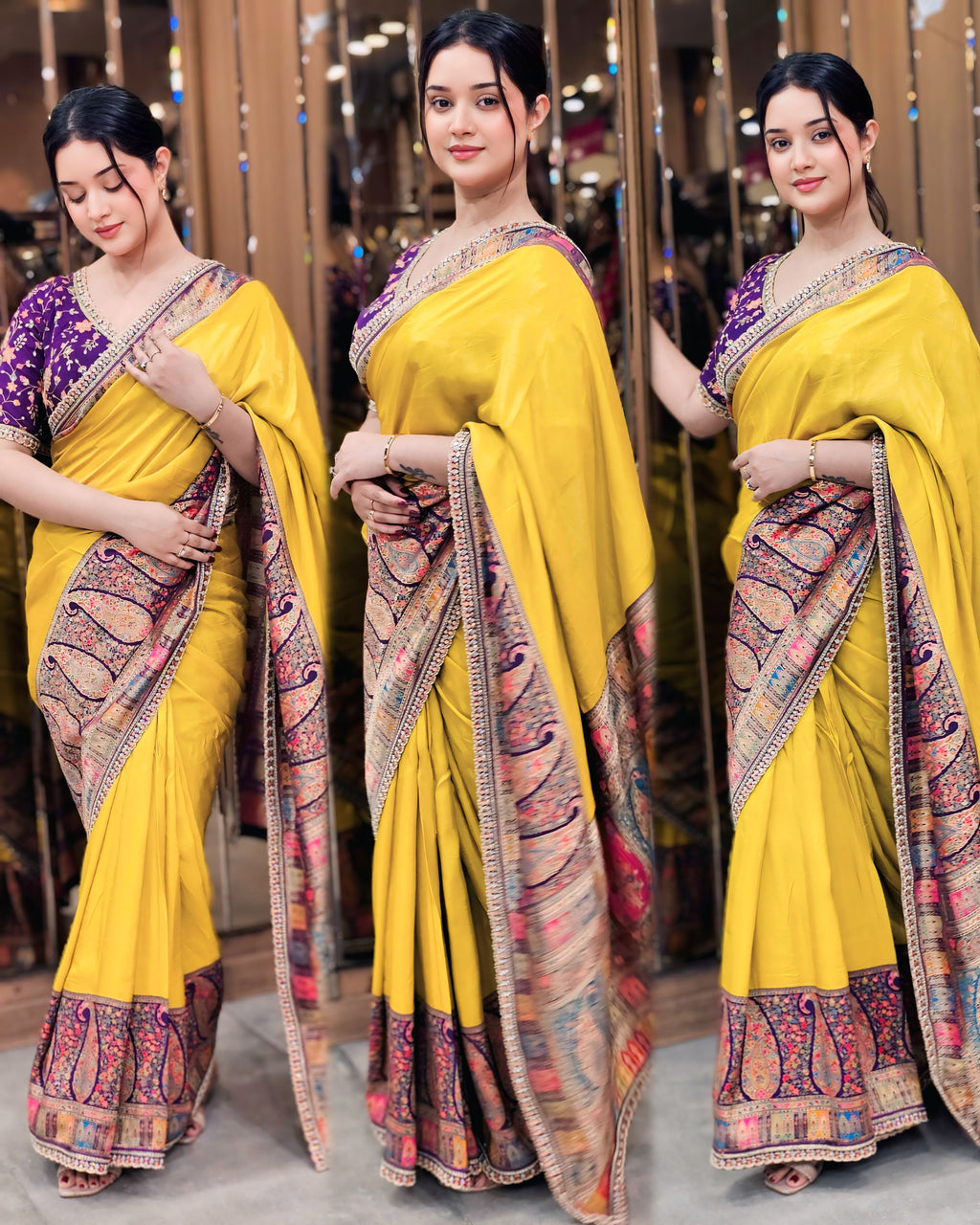 Yellow Saree – By Saluja Store