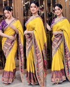 Yellow Saree – By Saluja Store