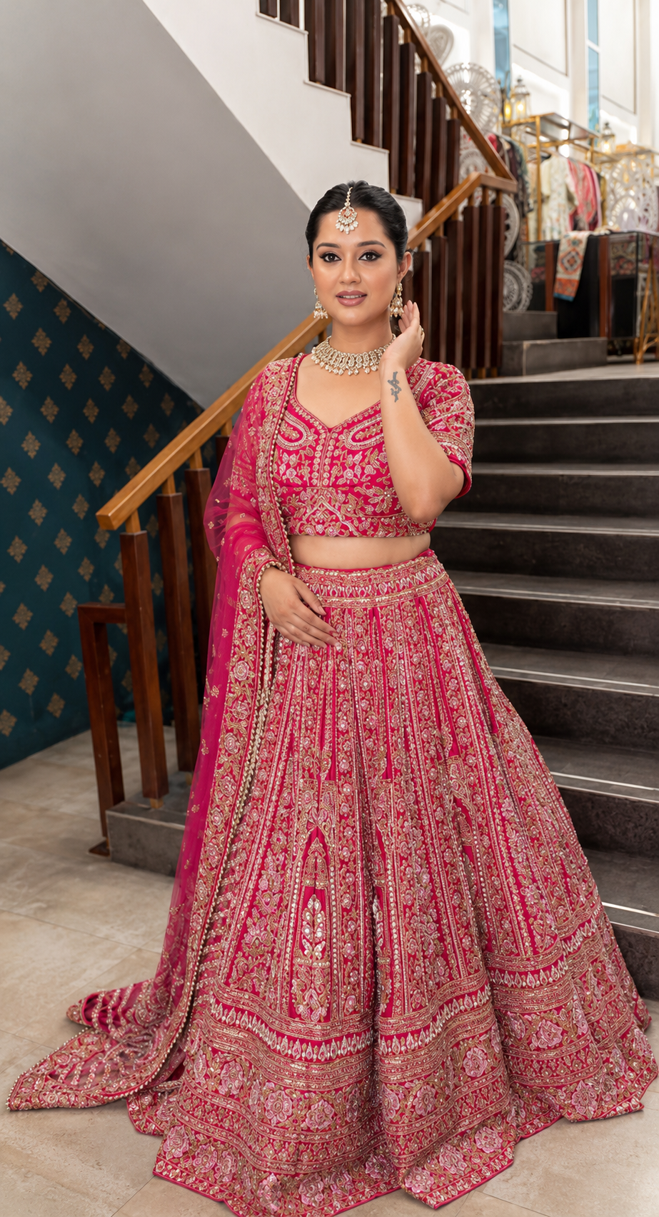 Royal Rani Bridal Lehenga – Saluja Store