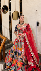Imperial Garden Couture Lehenga – Saluja Store