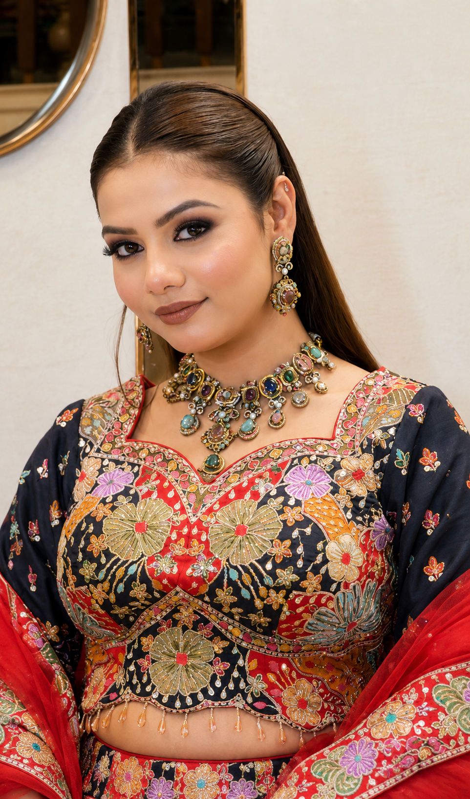 Imperial Garden Couture Lehenga – Saluja Store