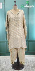 Kaftan With Dhoti Salwar