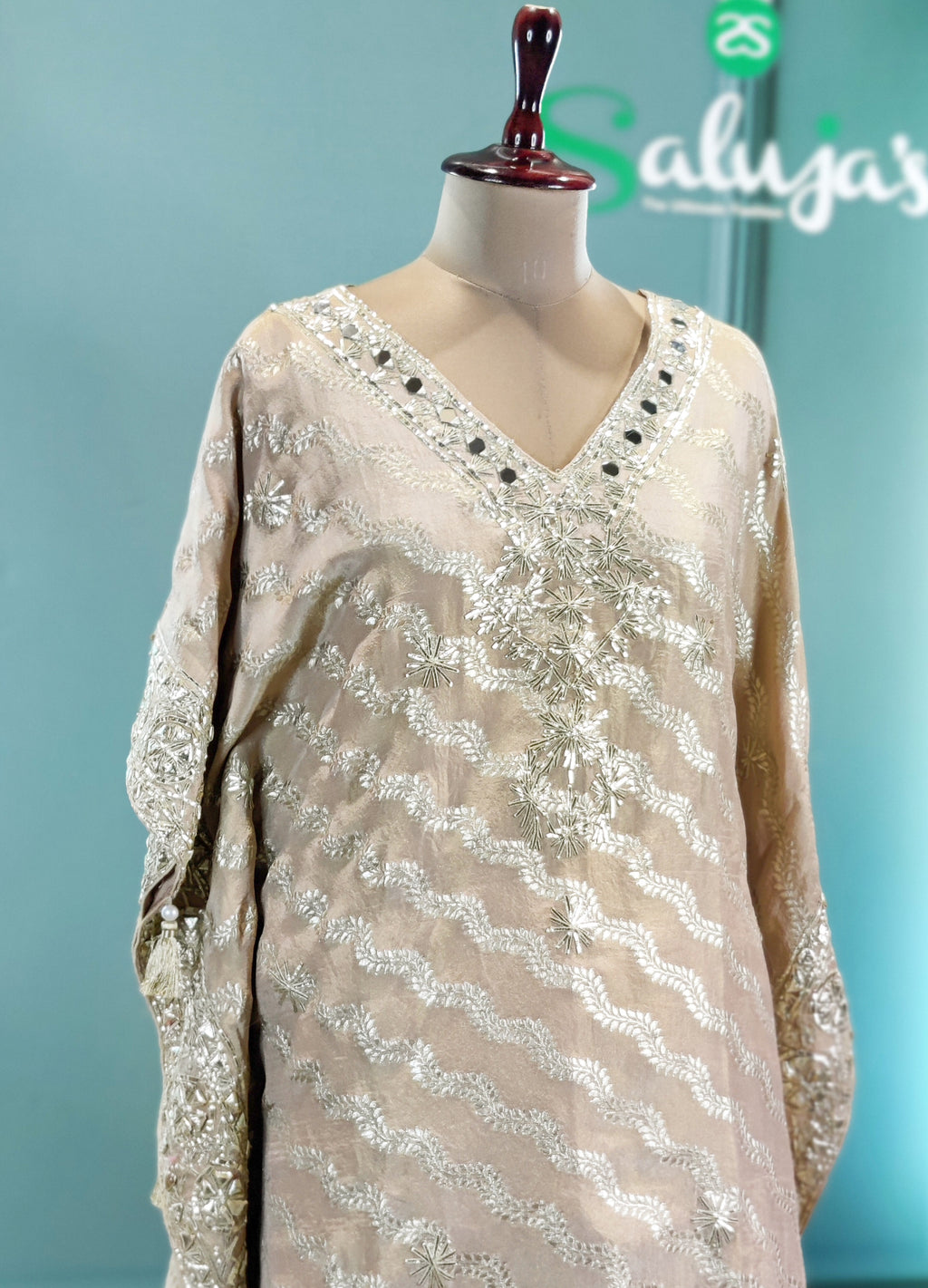Kaftan With Dhoti Salwar