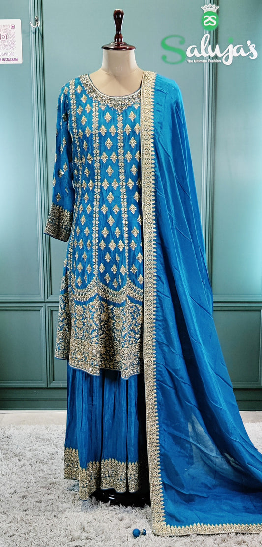 Sharara Peplum