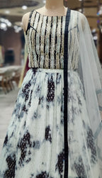 Midnight Élan Black & Ivory Lehenga Choli
