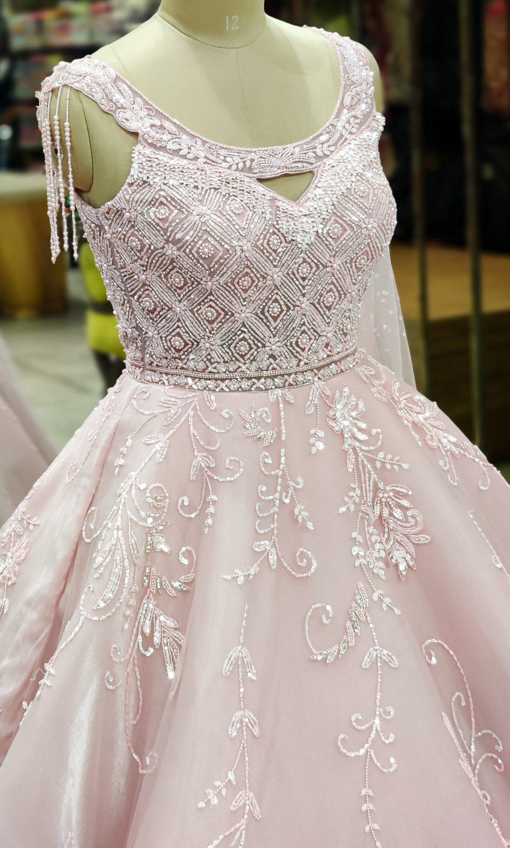 Rosé Whisper Luxe Pink Gown