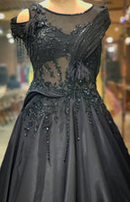 Noir Majesty Elegant Black Gown