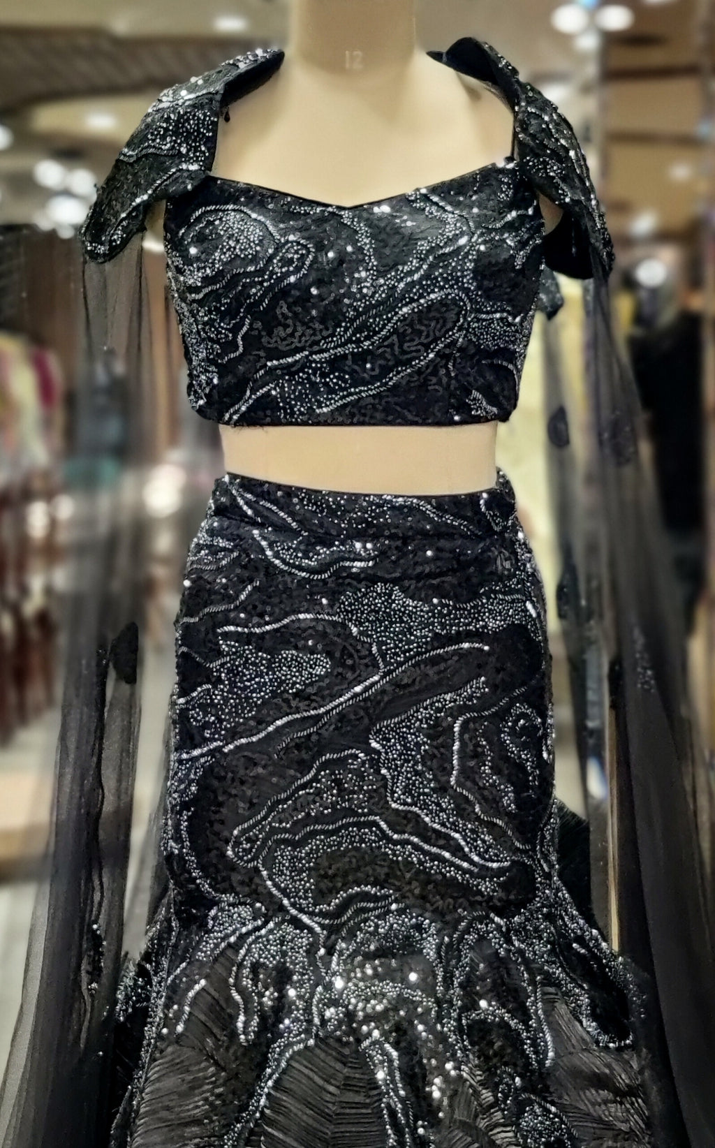 Sculpted Grace Luxe Fish Cut Dress