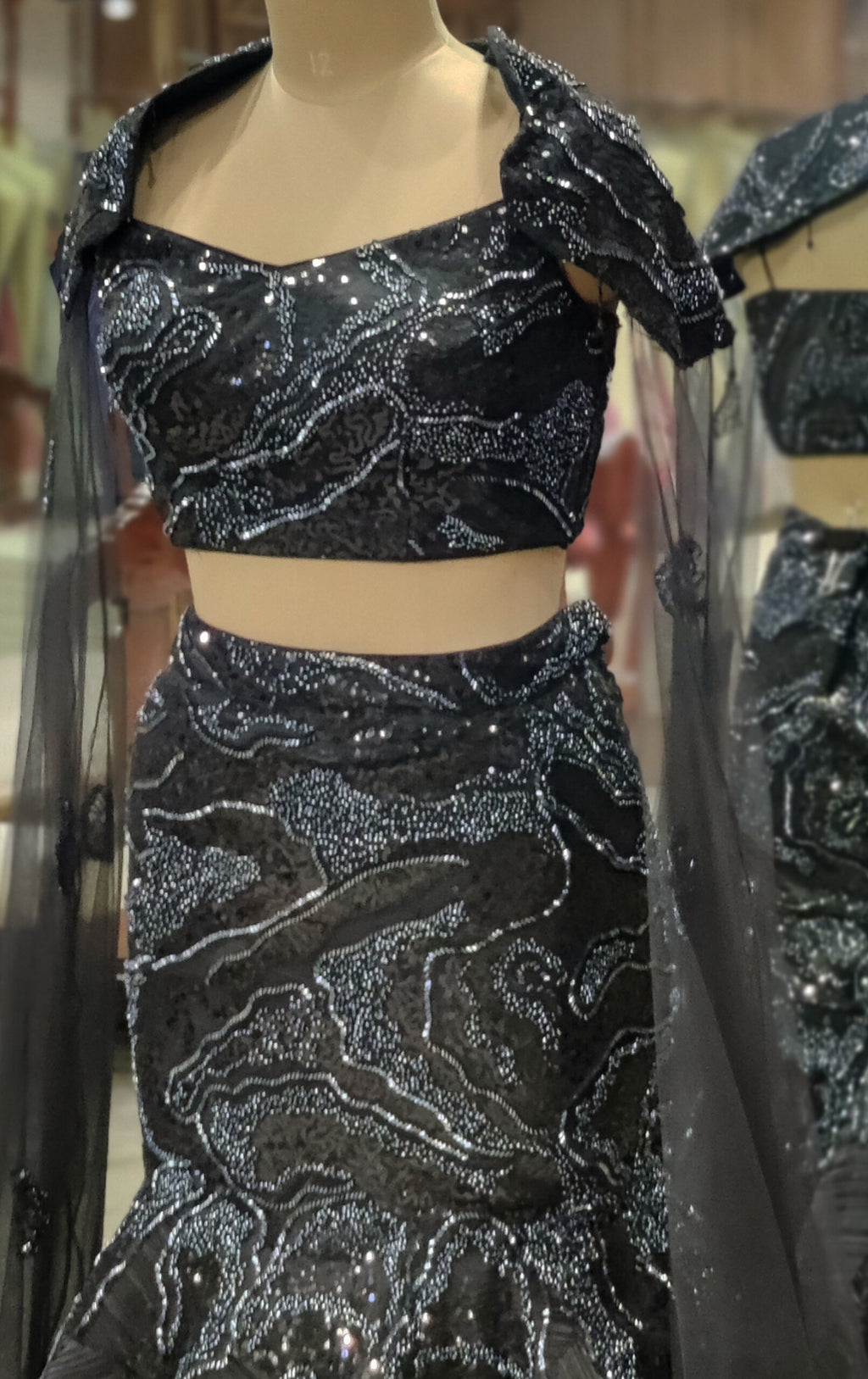 Sculpted Grace Luxe Fish Cut Dress