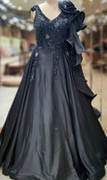 Noir Majesty Elegant Black Gown