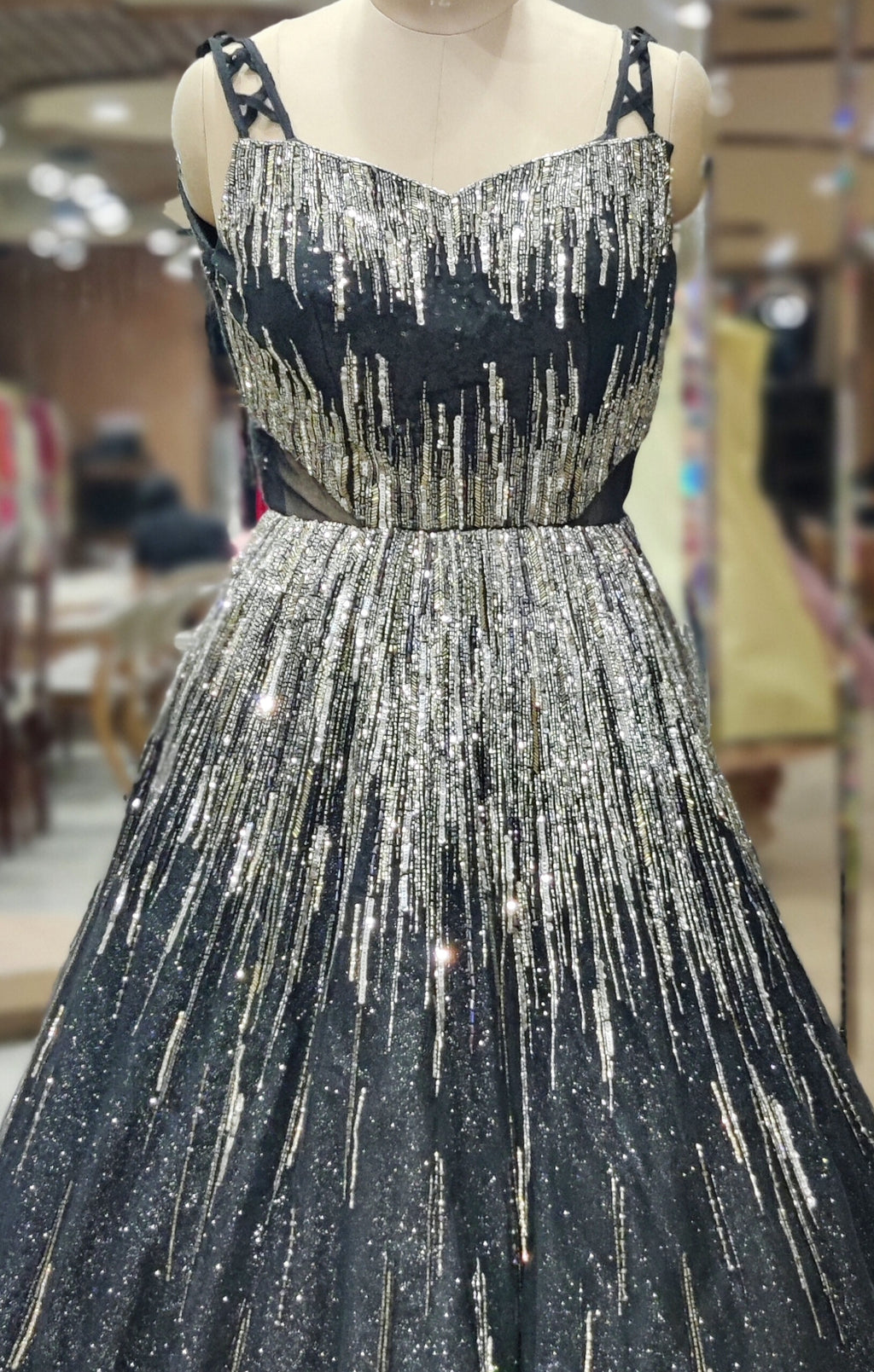 Midnight Grace Luxe Black Gown