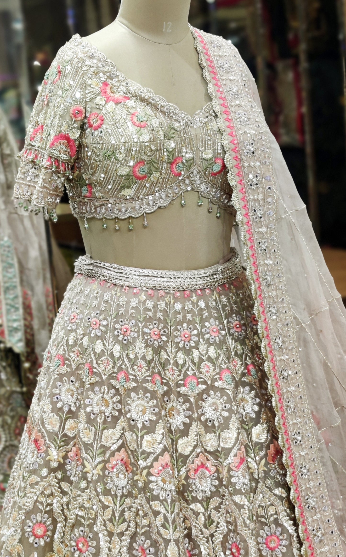 Golden Sovereign Luxe Handcrafted Lehenga Choli