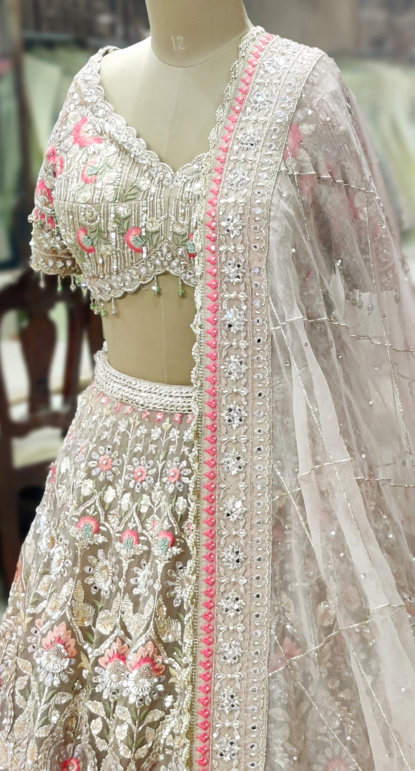 Golden Sovereign Luxe Handcrafted Lehenga Choli