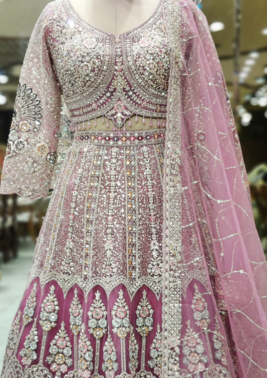 Blush Royale Lehenga Choli – Onion Pink