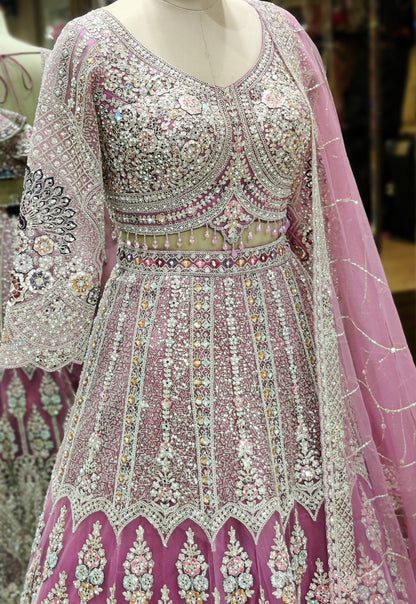 Blush Royale Lehenga Choli – Onion Pink