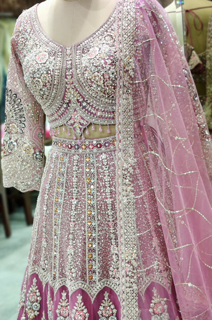 Blush Royale Lehenga Choli – Onion Pink