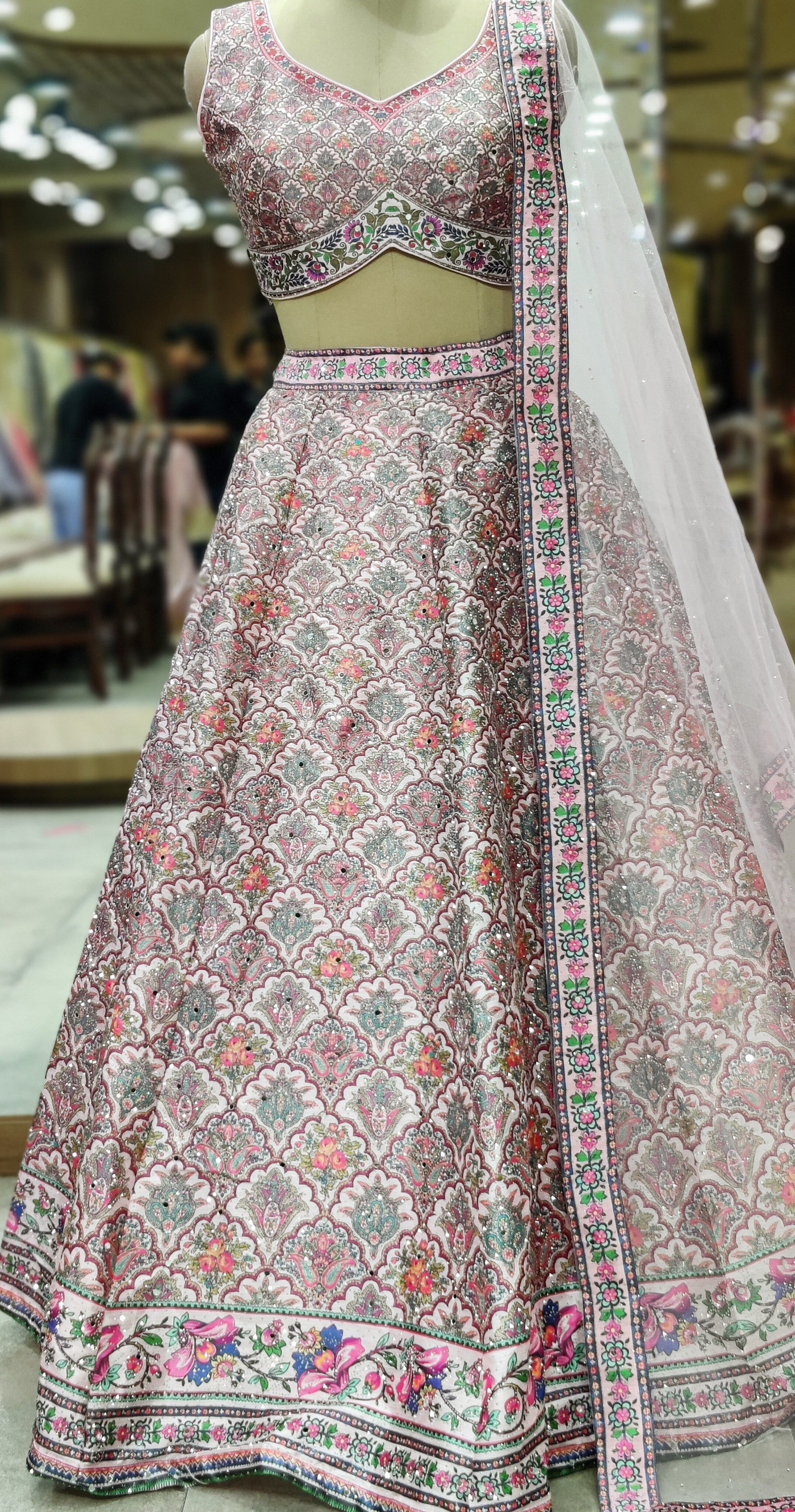 Pink Multi-Color Lehenga Choli