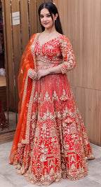 Exquisite Embroidered Lehenga Choli – Elegant Festive Wear