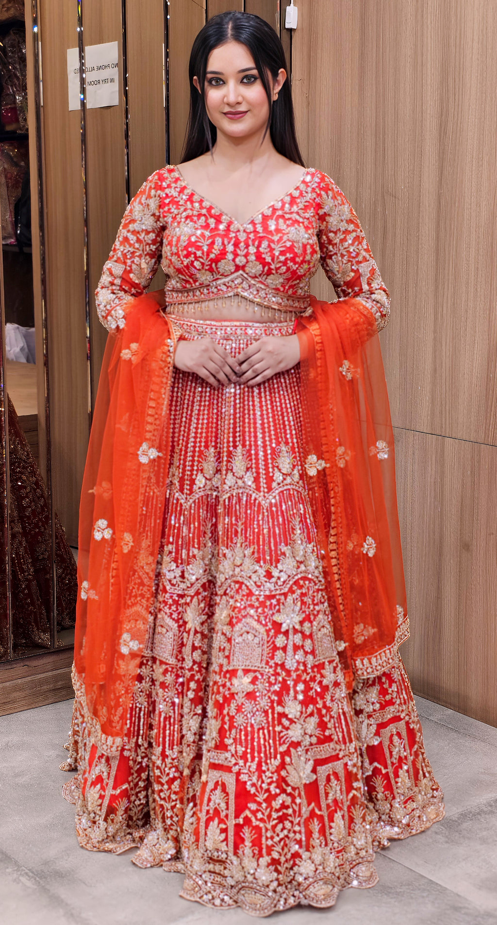 Exquisite Embroidered Lehenga Choli – Elegant Festive Wear