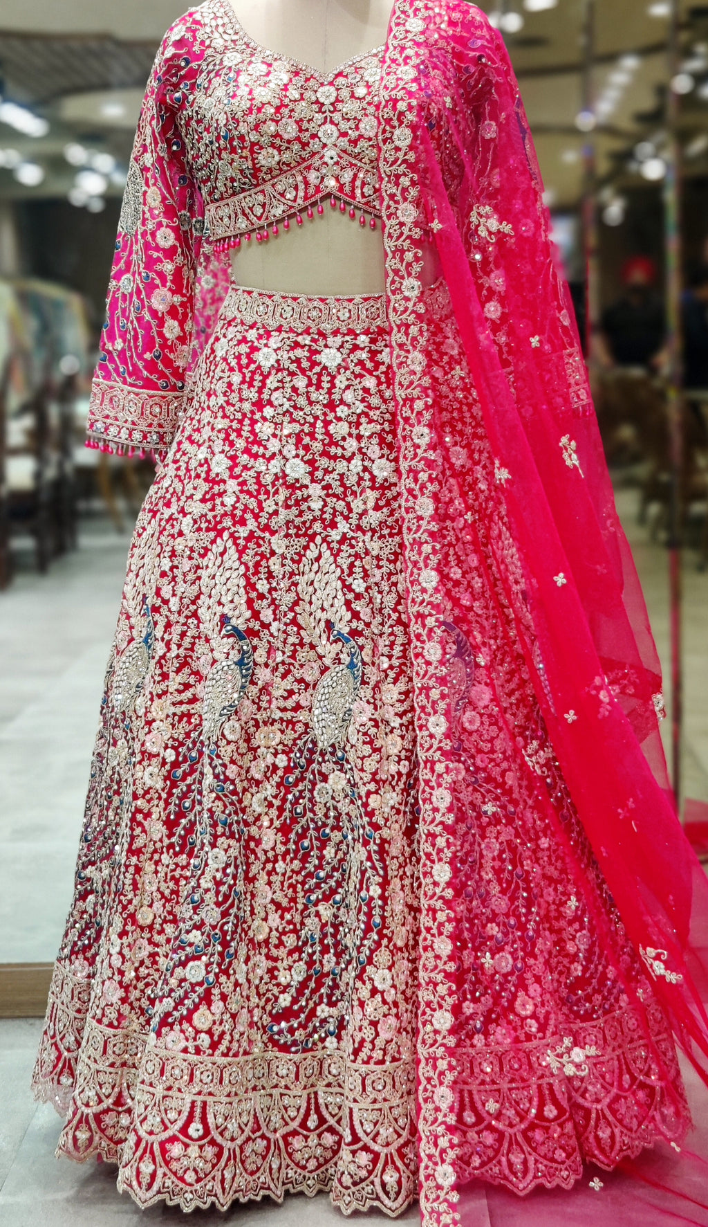 Magenta Lehenga Choli – Bold, Vibrant, and Festive