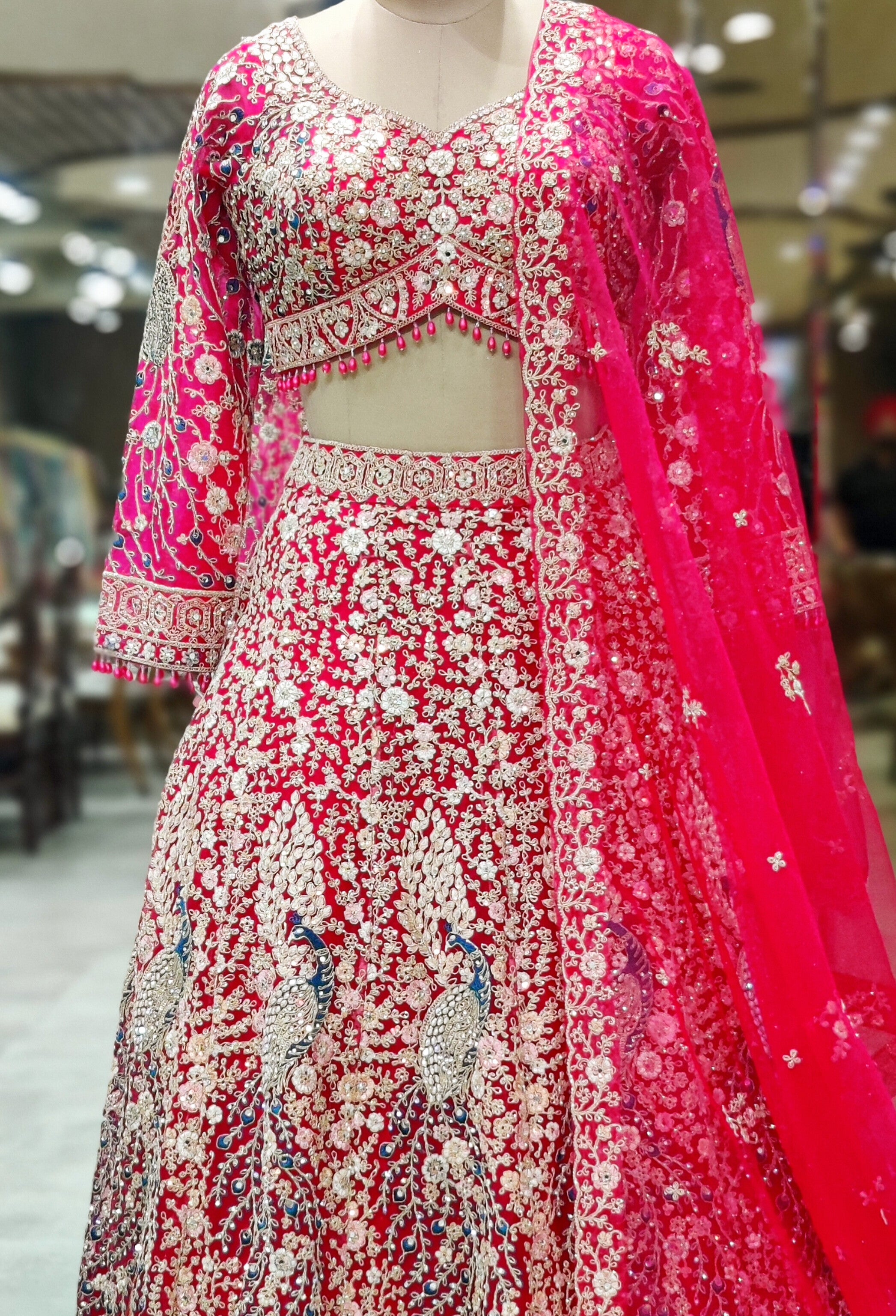 Magenta Lehenga Choli – Bold, Vibrant, and Festive