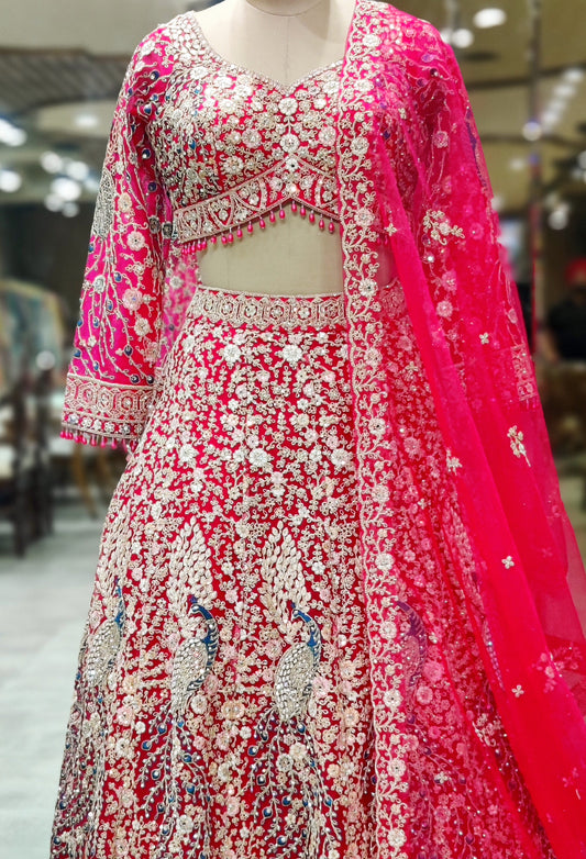 Magenta Lehenga Choli – Bold, Vibrant, and Festive