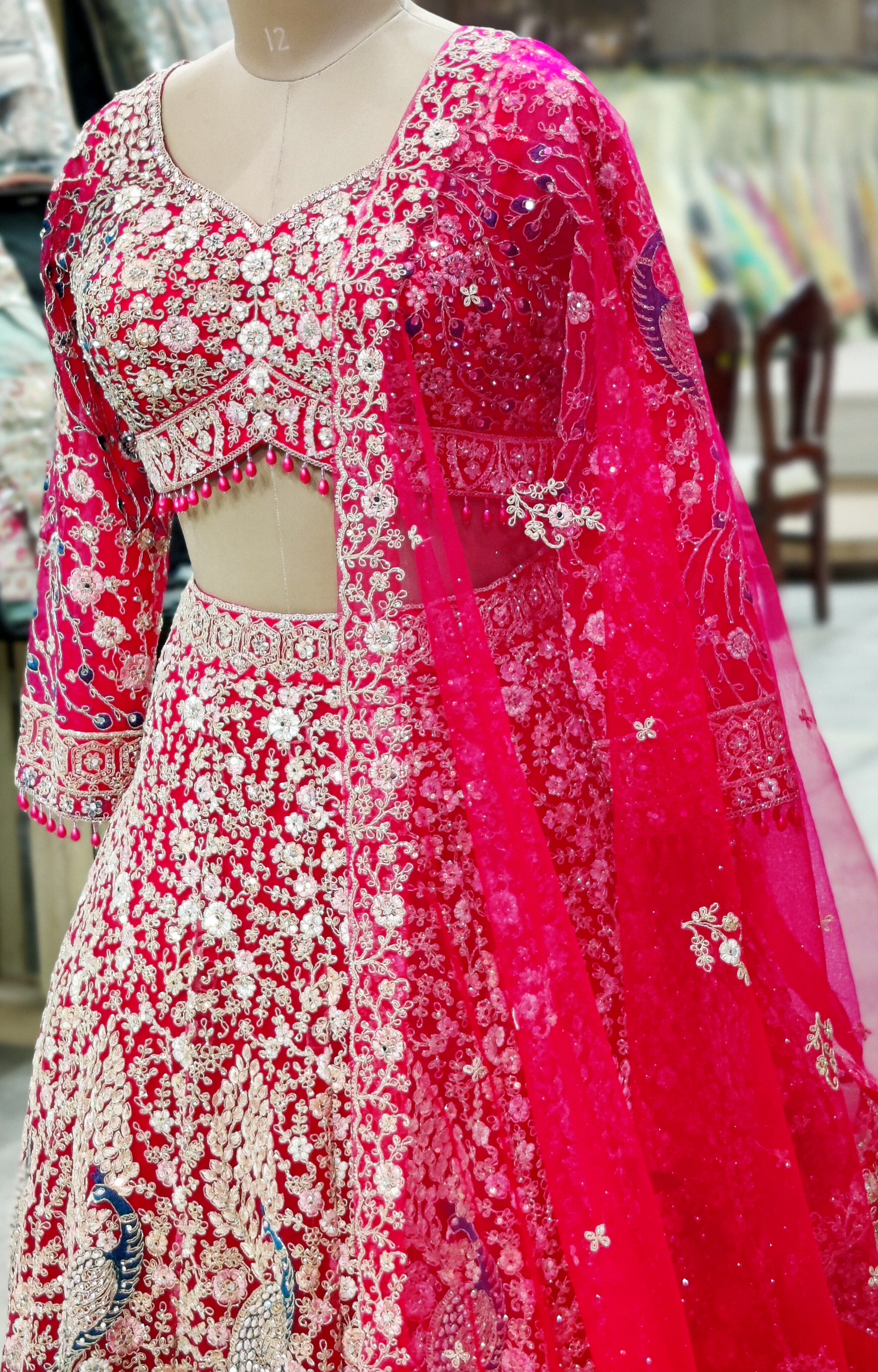 Magenta Lehenga Choli – Bold, Vibrant, and Festive