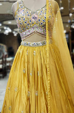 Sunlit Yellow Lehenga Choli – Radiance in Every Twirl
