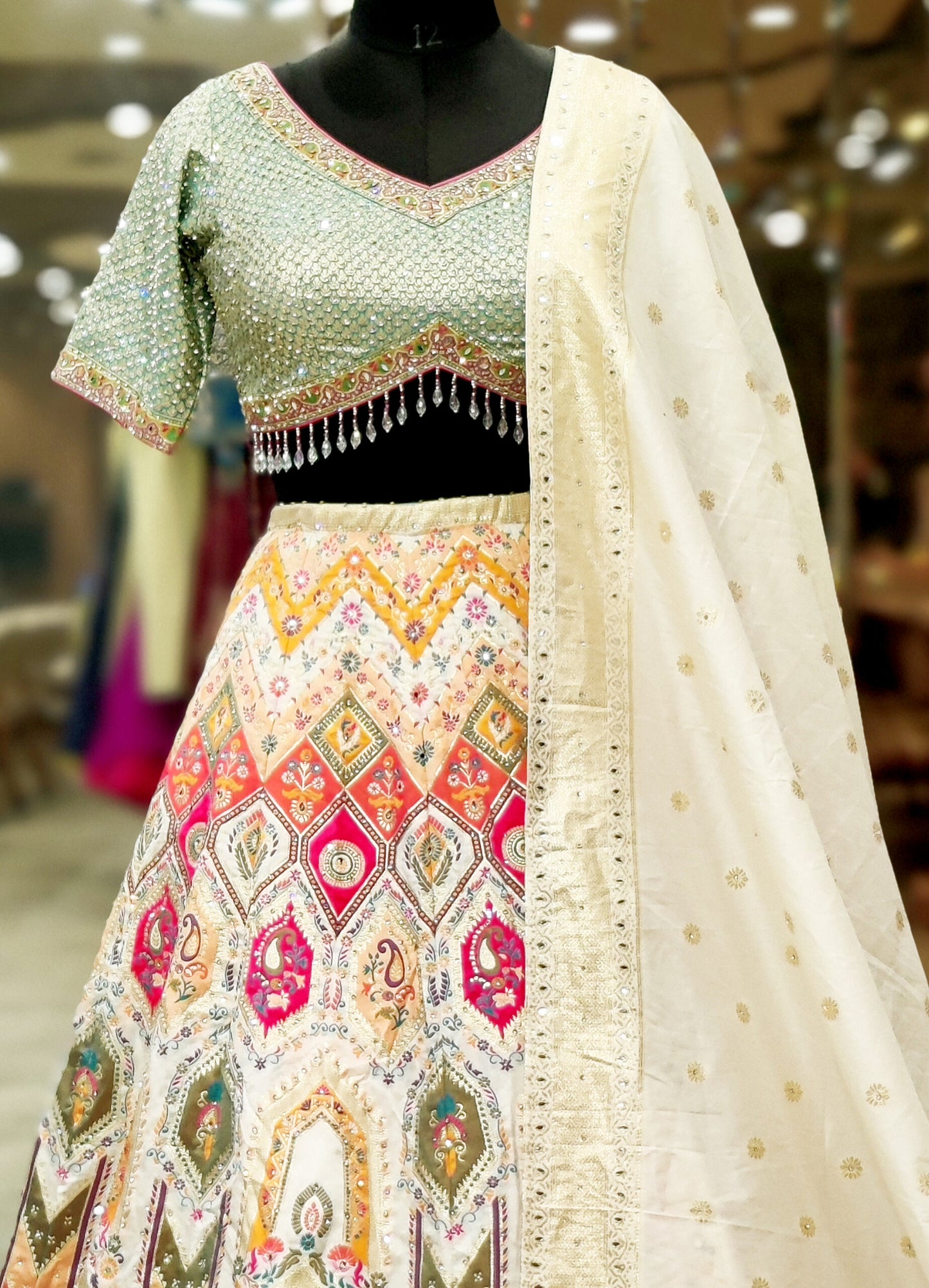 Radiant Multi-Shade Lehenga Choli