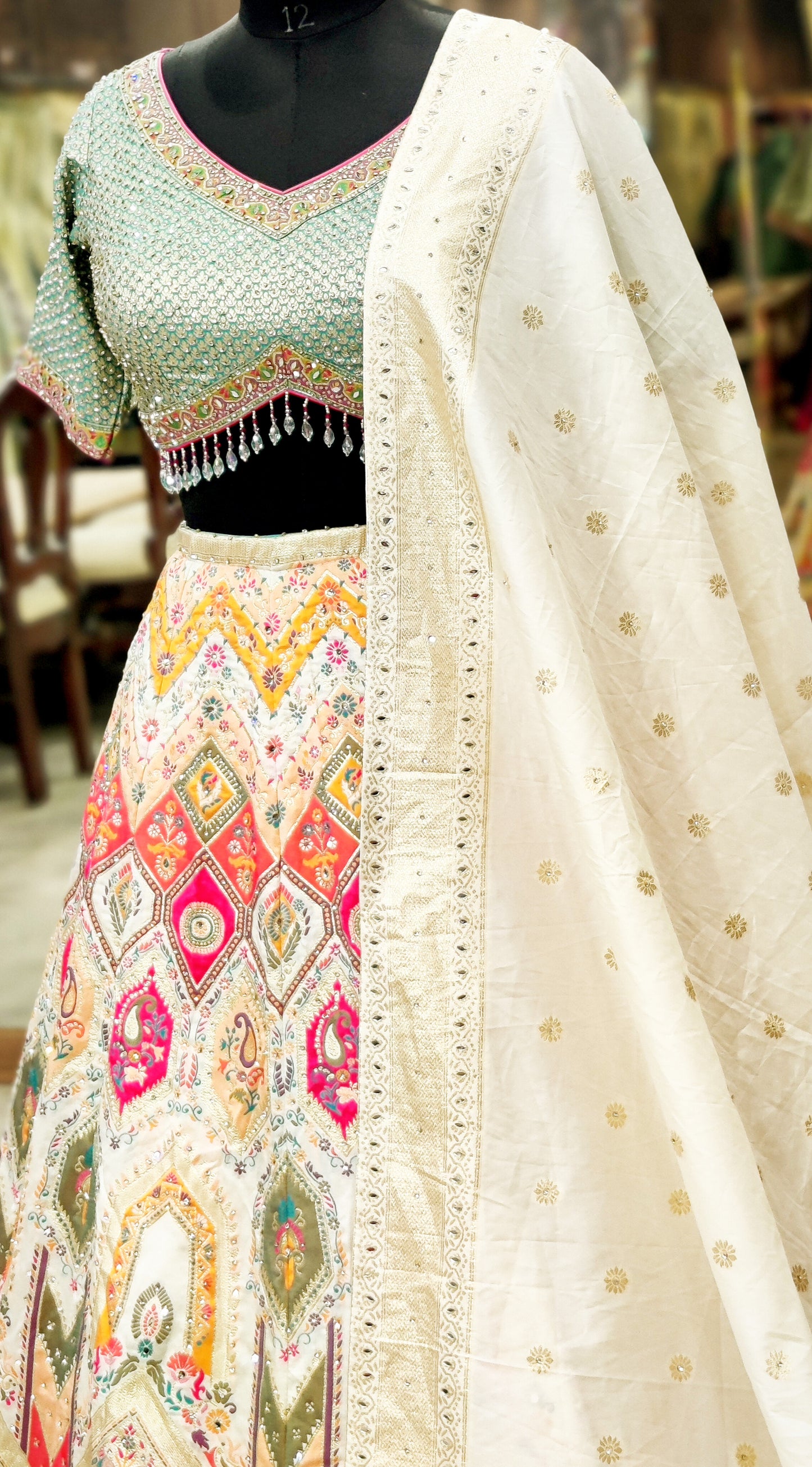 Radiant Multi-Shade Lehenga Choli