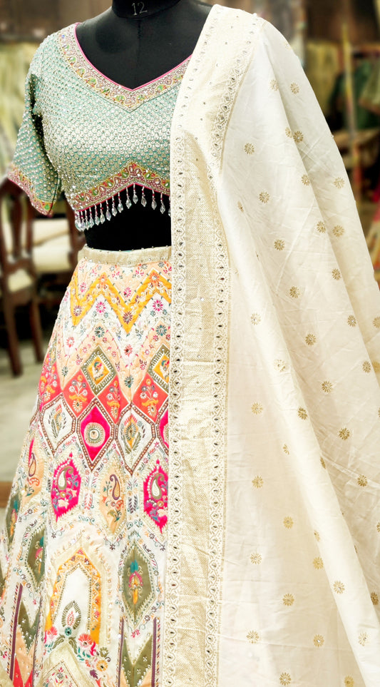 Radiant Multi-Shade Lehenga Choli