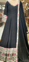 Majestic Black Anarkali Suit
