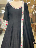 Majestic Black Anarkali Suit