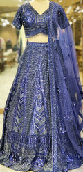 Royal Blue Heritage Lehenga Choli 💙