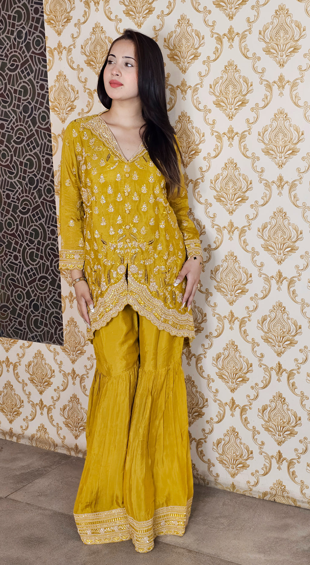 Radiant Yellow Sharara Suit
