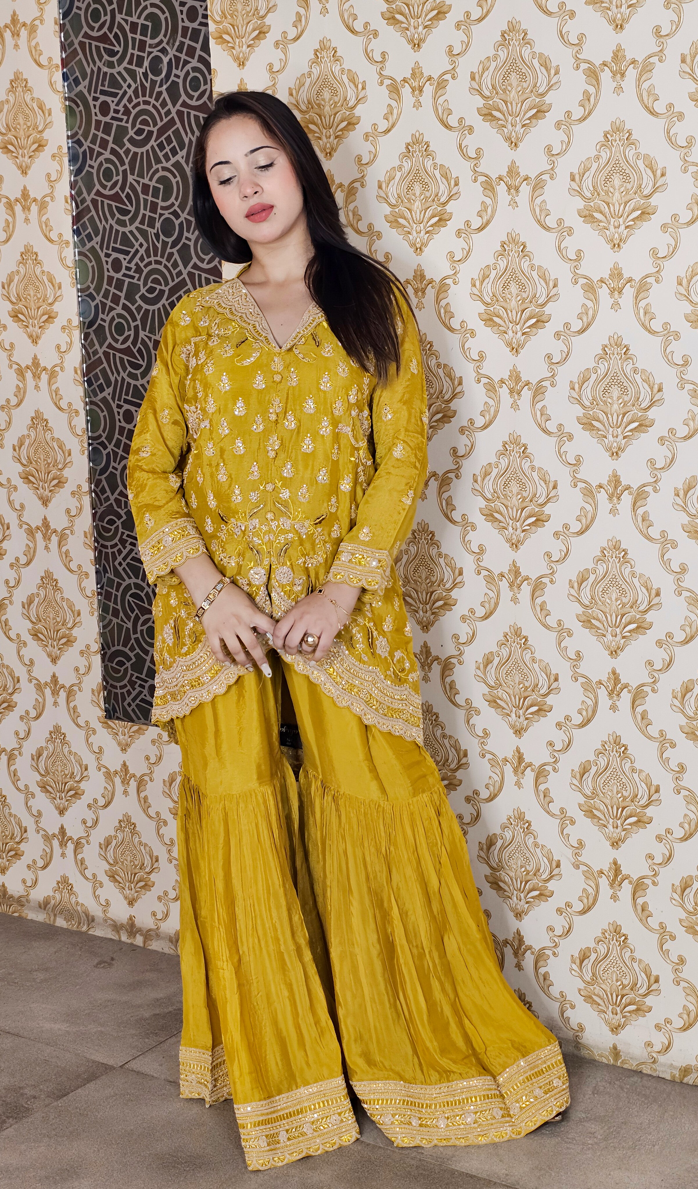 Radiant Yellow Sharara Suit