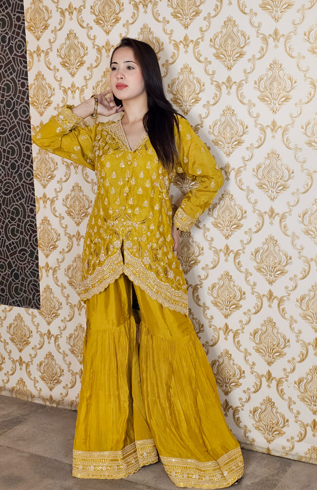 Radiant Yellow Sharara Suit