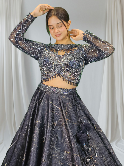 Lehenga Cholli With Chokar Dupatta