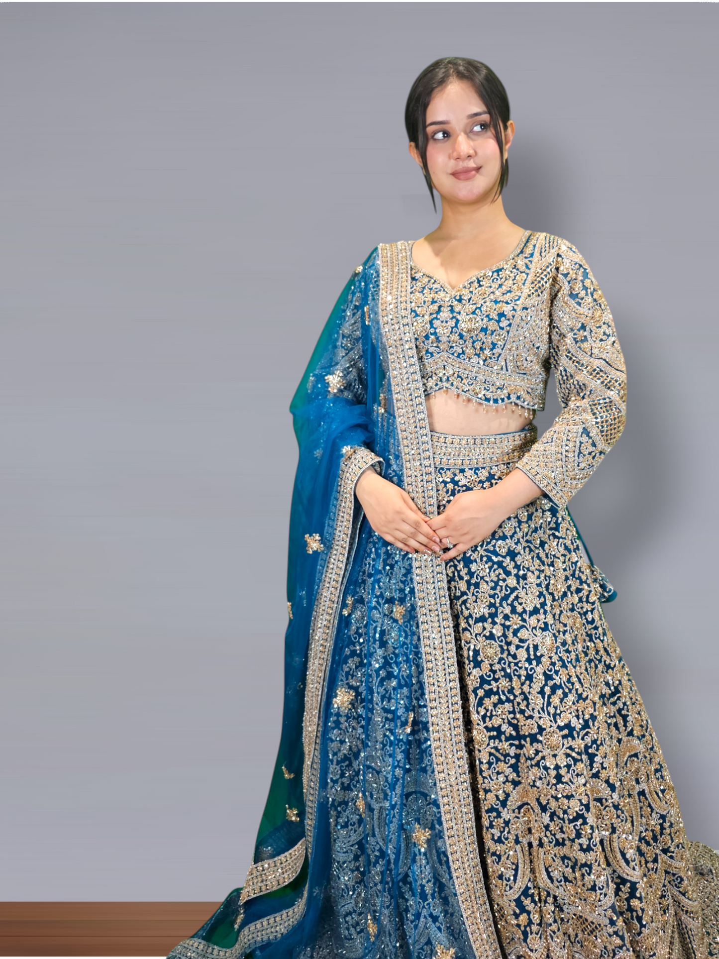 Blue Lehanga