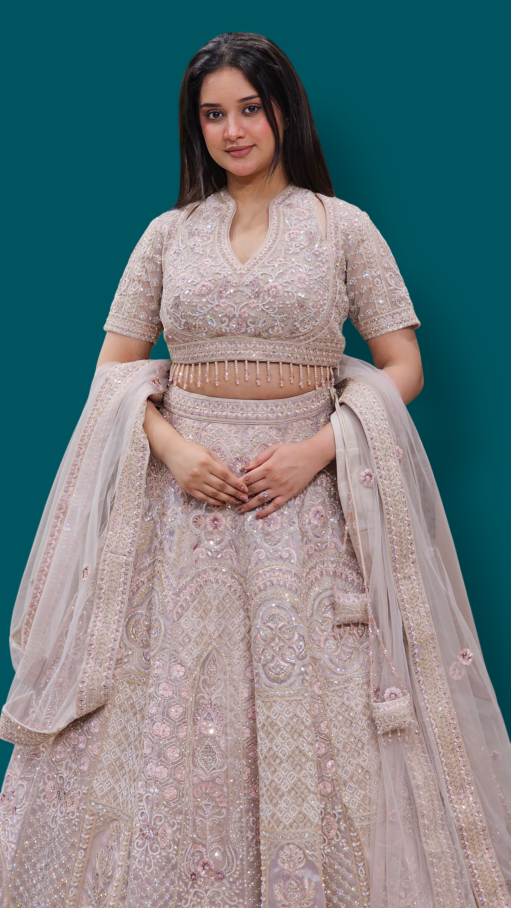 Beige Gown – Subtle Sophistication with Timeless Elegance