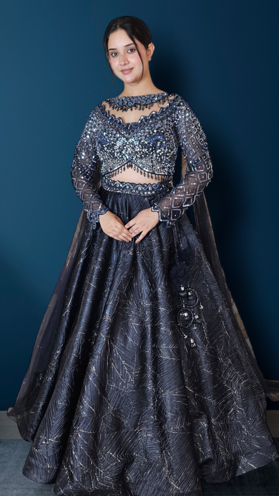 Lehenga Cholli With Chokar Dupatta