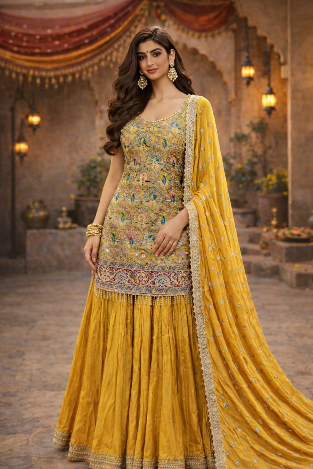 Signature Sharara Garara Set – Saluja Store