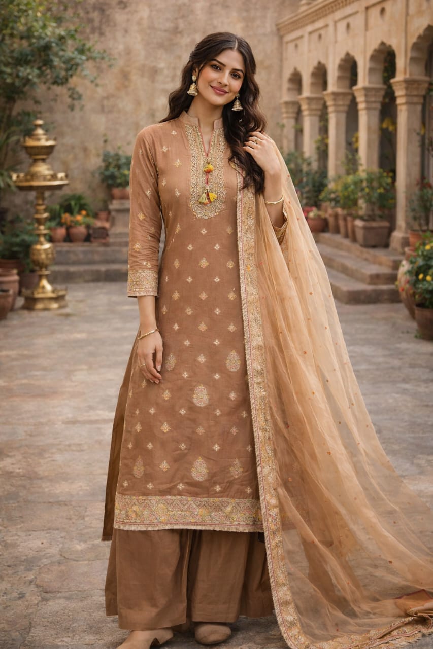 Straight Plazo Set – Saluja Store