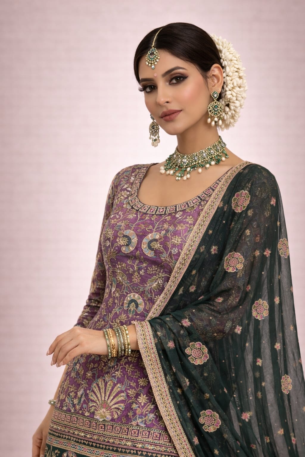 Royal Purple Garara Suit – Saluja Store