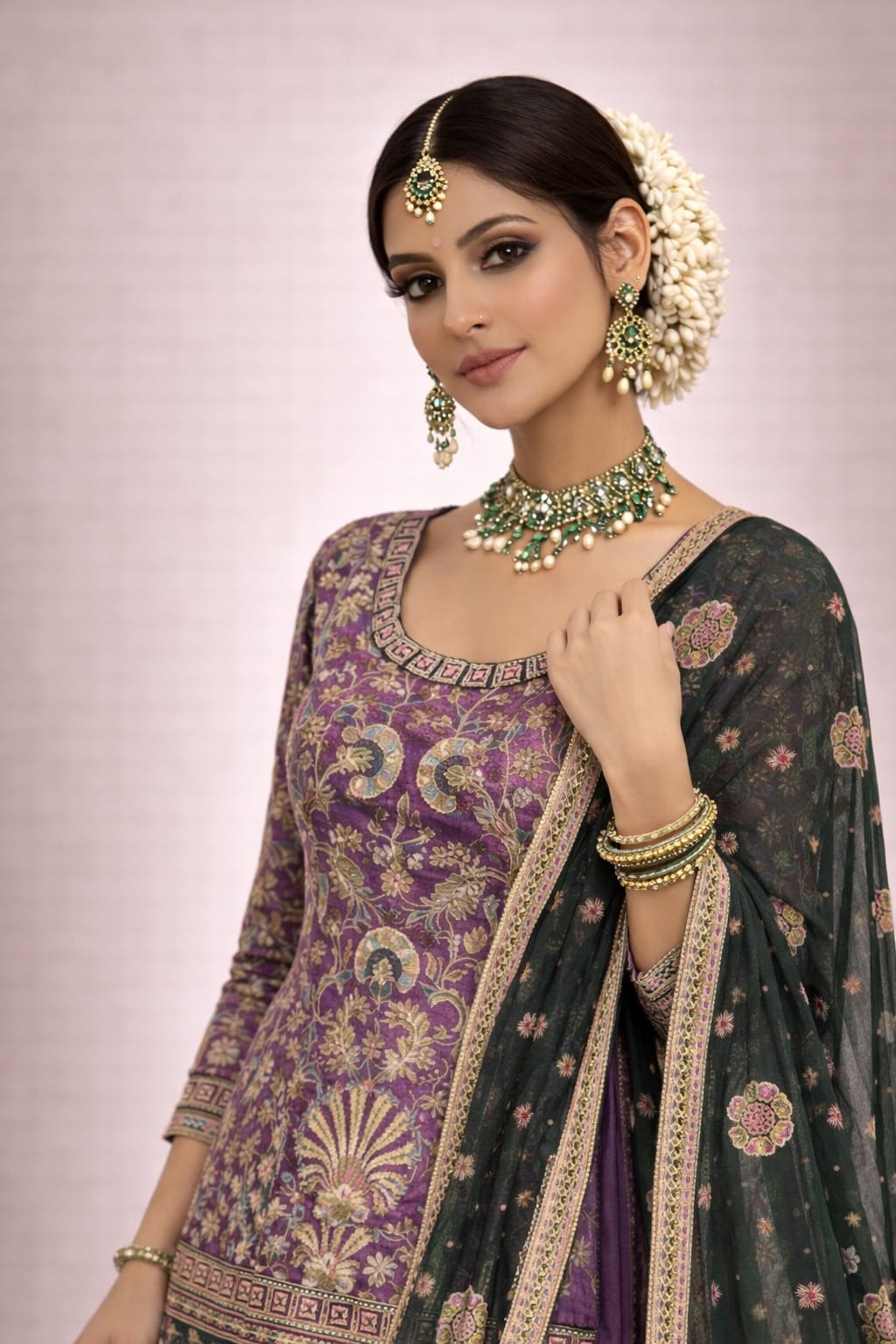 Royal Purple Garara Suit – Saluja Store