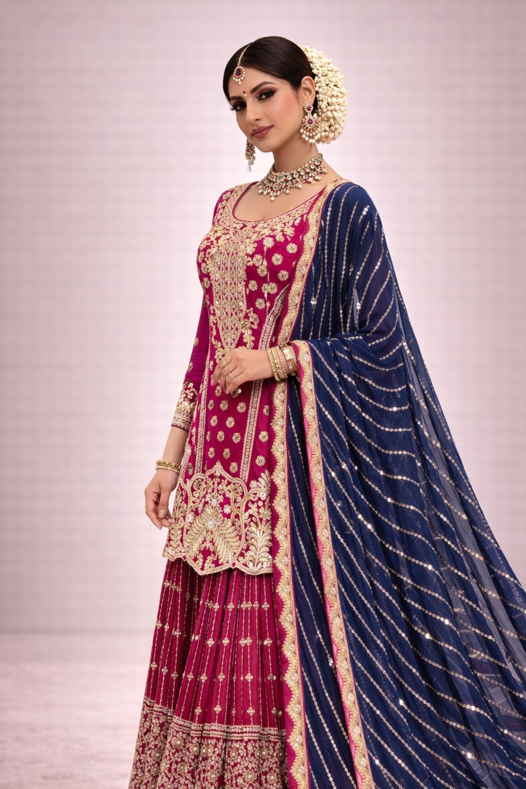 Elegant Garara Suit – Saluja Store