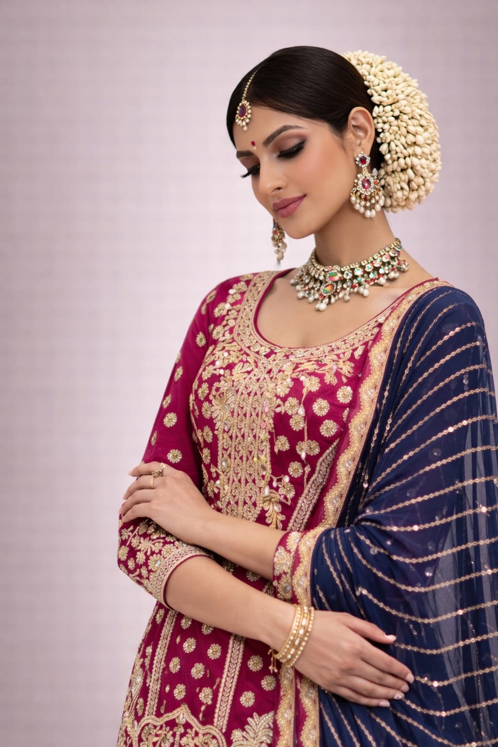 Elegant Garara Suit – Saluja Store