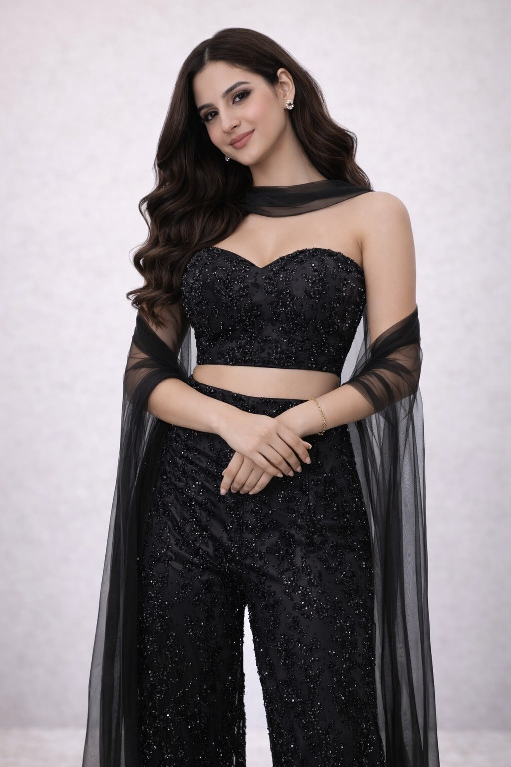 Modern Indo-Western Tube Set – Saluja Store